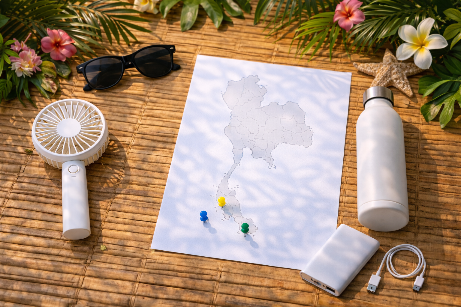 Thailand regions for March planning